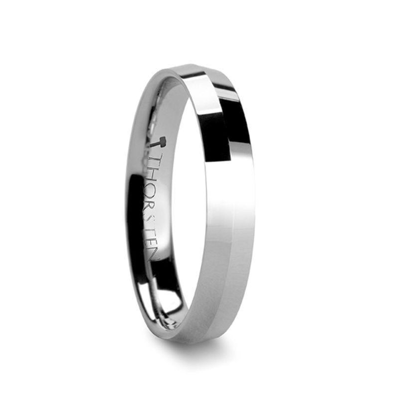 SHOGUN Knife Edge Tungsten Wedding Band - 4mm & 8mm