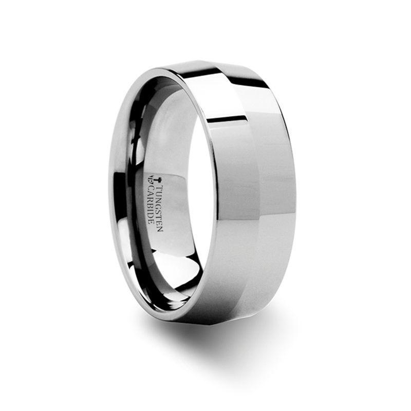 KATANA Knife Edge Tungsten Carbide Wedding Ring - 4mm