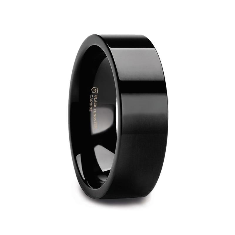 MORPHEUS Flat Black Tungsten Ring - 2mm - 12mm