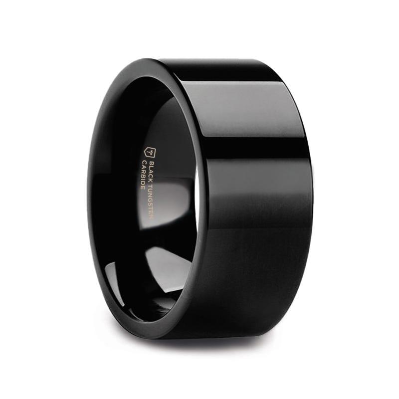 MORPHEUS Flat Black Tungsten Ring - 2mm - 12mm