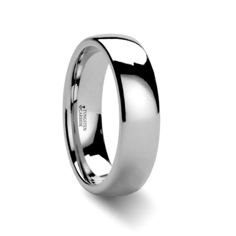 DOMINA Domed Tungsten Carbide Wedding Ring - 4mm - 6mm