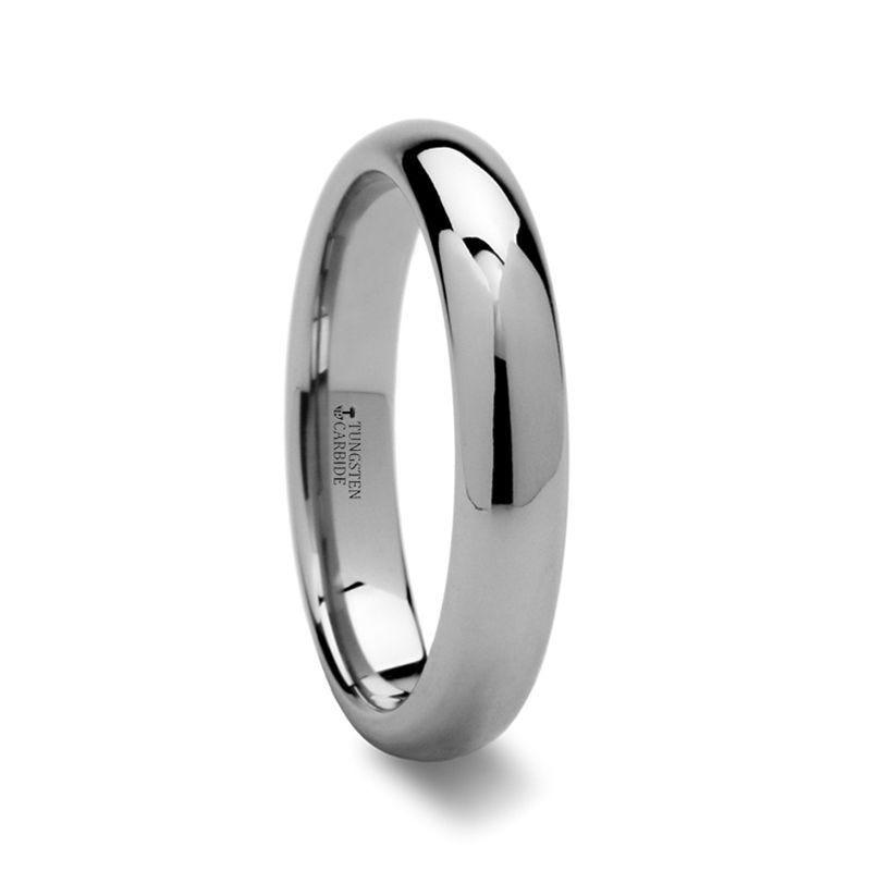 DOMINA Domed Tungsten Carbide Wedding Ring - 4mm - 6mm