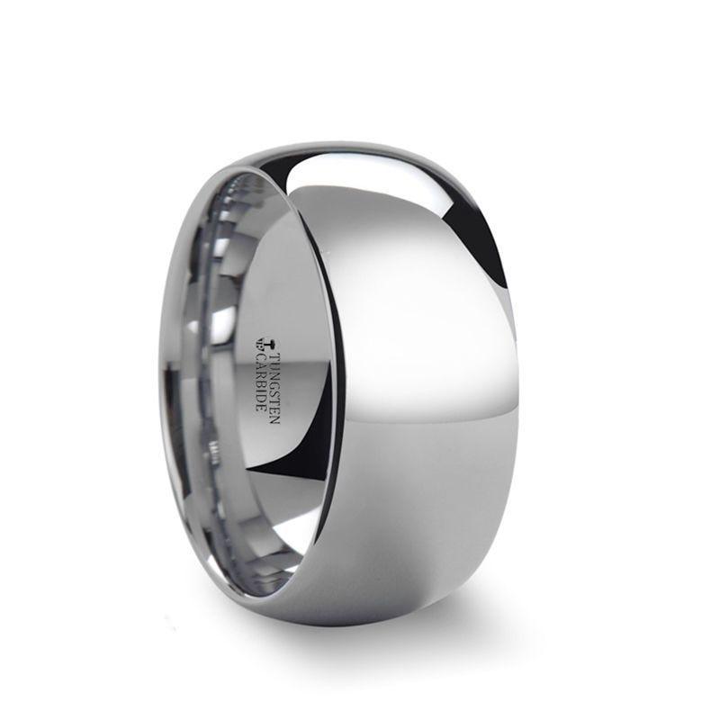 ARLINGTON Domed White Tungsten Ring - 2mm - 12mm