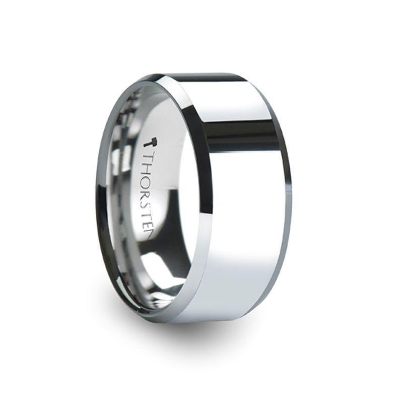 CORINTHIAN Beveled Tungsten Carbide Ring - 4mm - 12mm