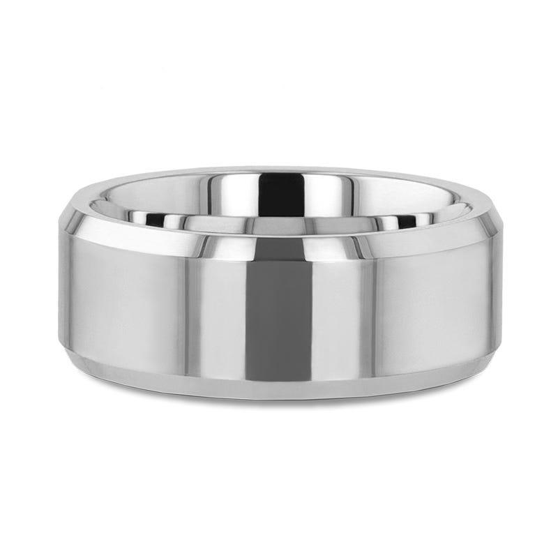 CORINTHIAN Beveled Tungsten Carbide Ring - 4mm - 12mm